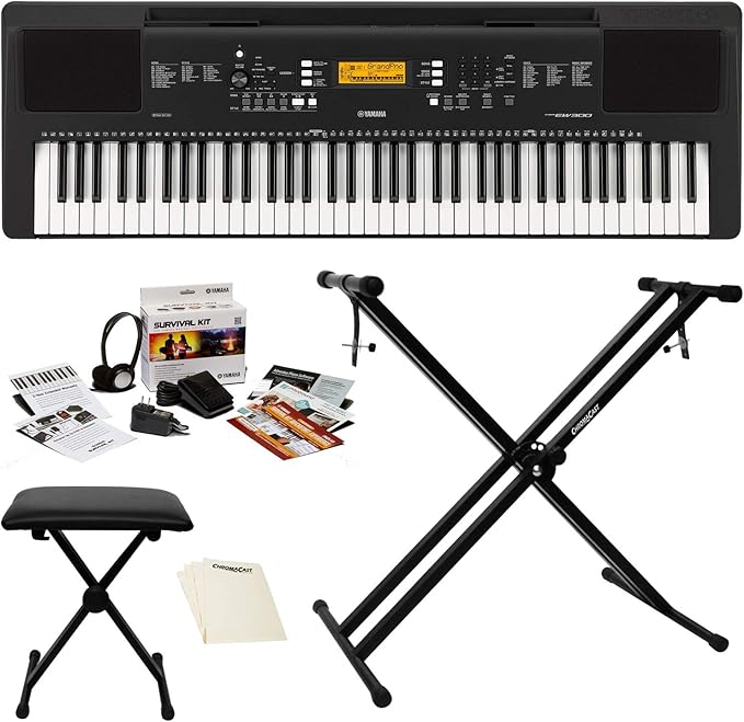 Yamaha, 76Key Portable Keyboard (PSREW300) Amazon.co.uk Musical