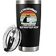 Panvola I R Programmer I Make Computer Beep Programmer Gift Computer Programming Student Graduation Cat Lover Vacuum Insulated Tumbler with Lid and Straw Stainless Steel 20oz Black