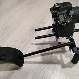 Neewer - Soporte de montaje DSLR de hombro con deslizador de ...