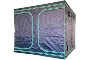 Growtent Garden 96”x96”x80” Grow Tent, Reflective 600D Mylar,Hydroponic Grow Tent with Observation Window and Floor Tray for Indoor Plant Growing