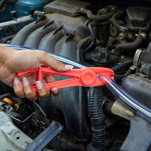 Hose Pinch Pliers 4-Piece Hose Pinch Off Pliers Set, 3/8 To 1-3/4 U-Shape, Steel Clamp Tool For Brake, Fuel & Coolant Lines Hose Pinch Pliers 4-Piece Hose Pinch Off Pliers Set, 3/8 To 1-3/4 U-Shape, Steel Clamp Tool For Brake, Fuel & Coolant Lines