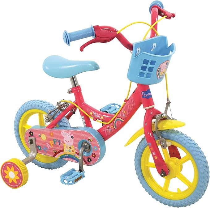 peppa pig on a bike toy