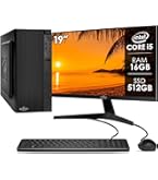 Computador Completo Intel Core i5 16GB SSD 512GB Monitor 19