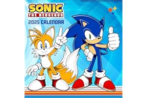 Sonic the Hedgehog 2025 Wall Calendar