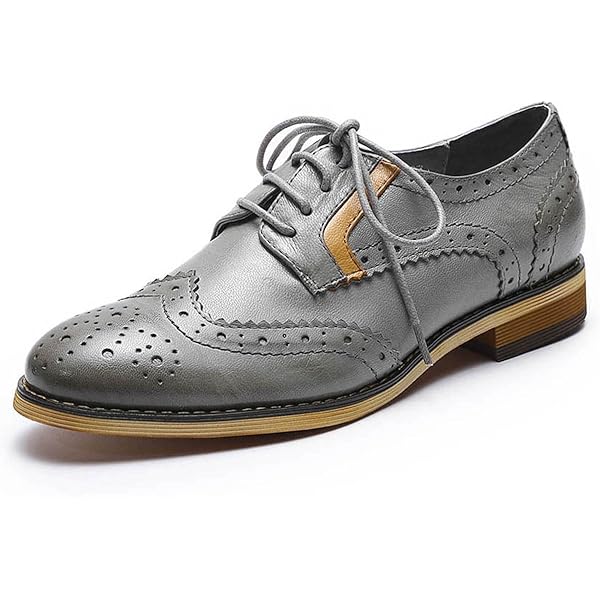 Amazon.com | Leather Ghillie Brogue Kilt Shoes Traditional