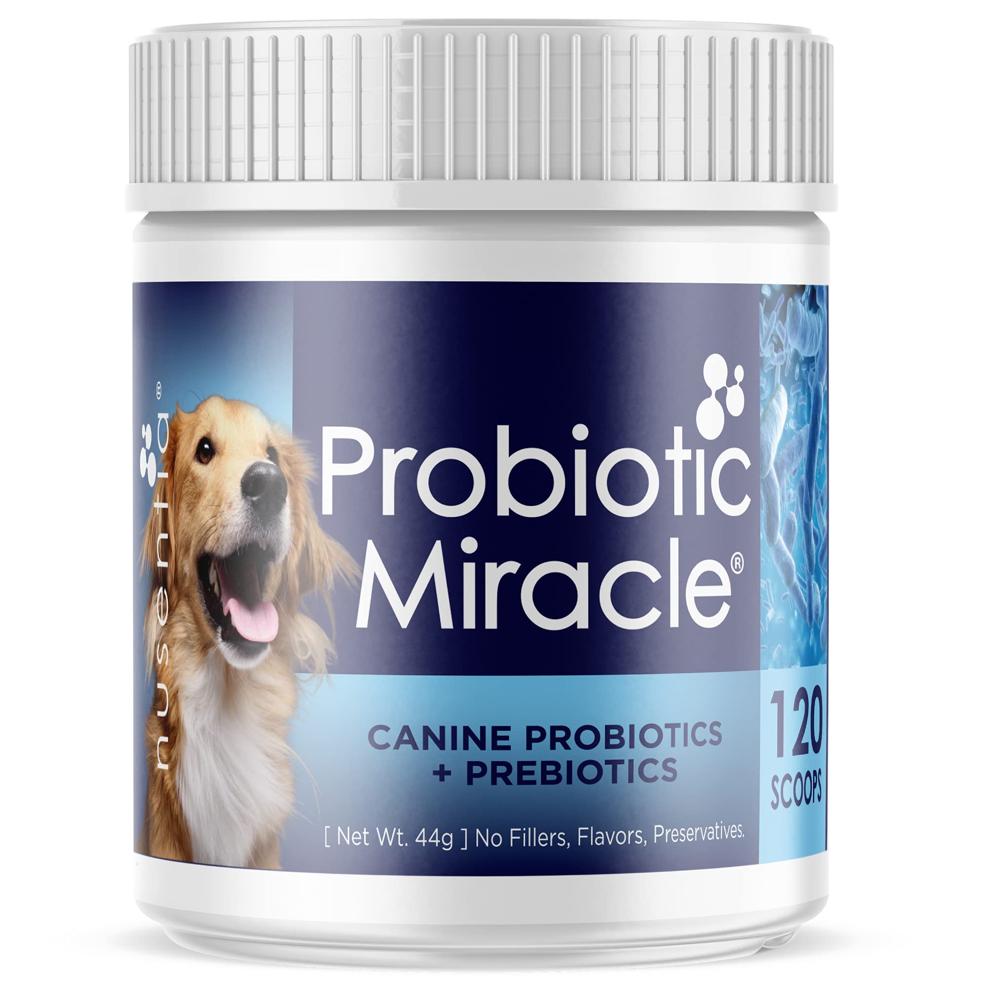Probiotic Miracle® : Canine Probiotics + Prebiotics : Unflavoured : Concentrated Powder