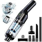 dormzie Handheld Vacuum Cordless, 16000Pa Powerful Suction, Lightweight at 1.3 lbs, Type-C Charge, Multiple Accessories, Rechargeable Car Vacuum Cleaners for Home Office Pet