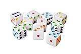 Hobby Monsters 10 D6 16mm White Dice with