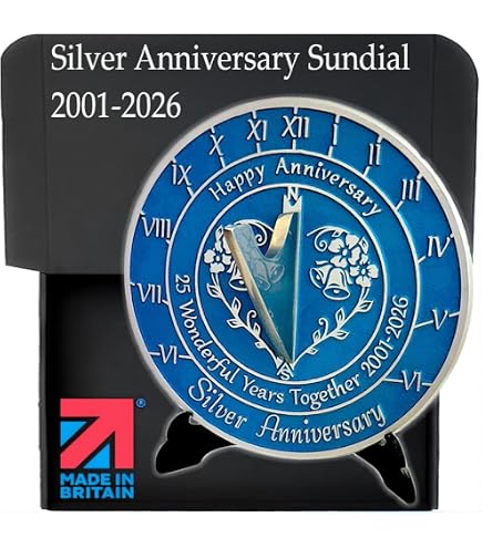 Amazon.com: Anniversary Sundial Gift for 10th Tin Wedding