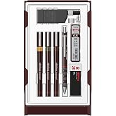 rOtring Isograph Technical Drawing Pen College Set, (0.20, 0.30, 0.50 mm), Includes Pens, Pencil, Eraser, and More - Designed for Precision