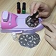 Fashion Ladies Home DIY Nail Art Drawing Polish Stamper Printer Machine Nail Stamping Printing Set