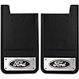 Plasticolor Ford Heavy Duty Rear 12 X 23 Mud Guards, 12" x 23" Rear Mud Guards by Plasticolor (001838R01)