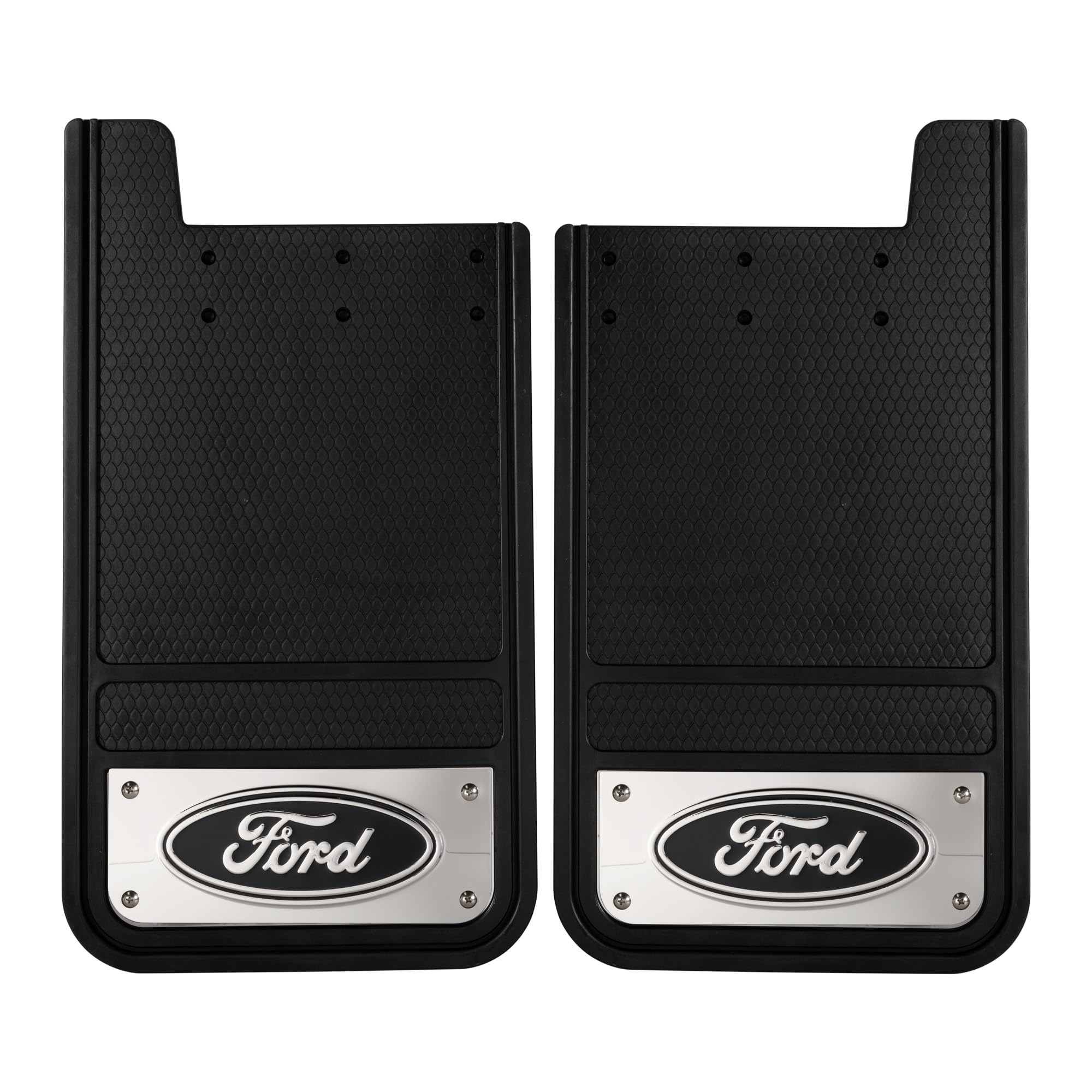 Plst Color Plasticolor Ford Heavy Duty Rear 12 X 23 Mud Guards, 12