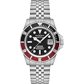 DUXOT Atlantica Men's Automatic Dive Watch &ndash; Japanese Movement, 42mm Stainless Steel Case, Water Resistant 200m, Stainless Steel Bracelet, DX-2057