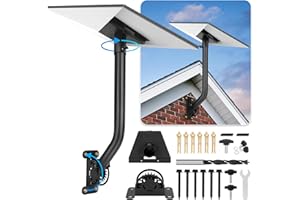 AMONER U Starlink Gen 3 Mount Kits for Wall, 360° Adjustable Starlink Mount Gen 3, Starlink Mounting Kit with Long Pole/Pipe Adapter Bracket Accessories Compatible with Star Link Standard Dish V3