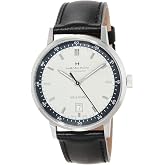 Hamilton American Classic Automatic Men's Watch, 40mm Stainless Steel Case | Swiss Made, Beige Dial Analog Watch, Water Resistance 50m, Sapphire Crystal, 3-Hand Movement, Cow Leather Strap