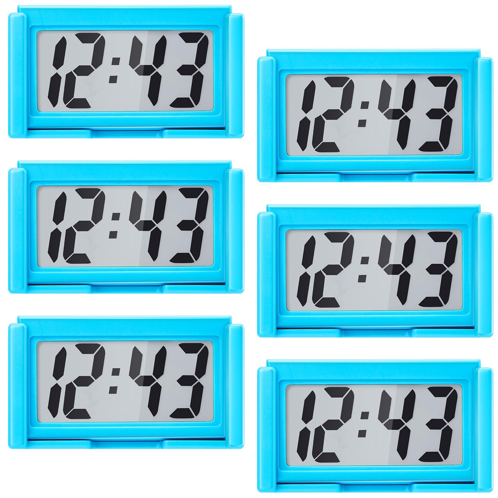 Frienda 6 Pieces Mini Digital Clock Small Digital