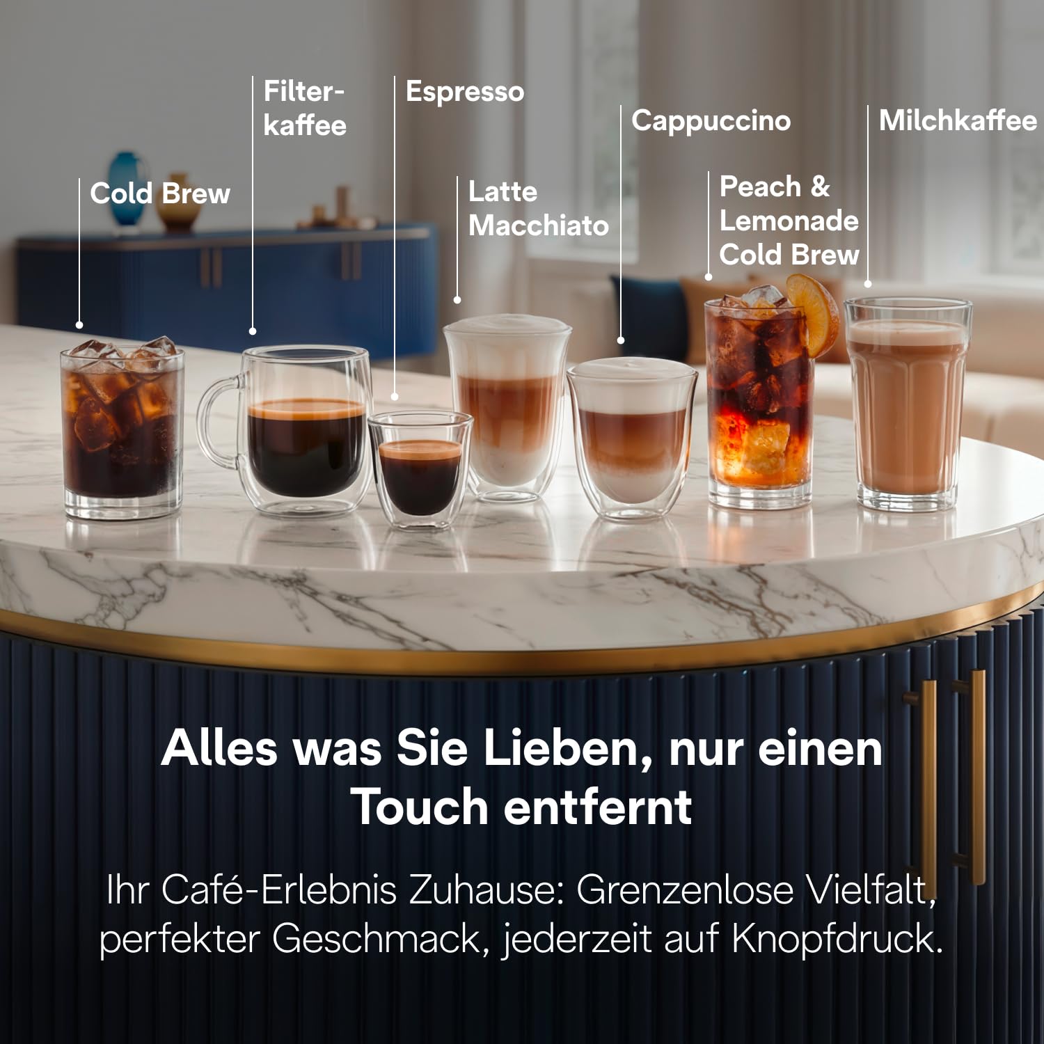 De'Longhi Eletta Ultra Kaffeevollautomat NEU - LatteCrema Milchsystem, 50+ heiße & kalte Getränke, besonders leise, intuitives Farb-Touchdisplay, einfache Reinigung, Metallgehäuse (ECAM472.85.MB) 5