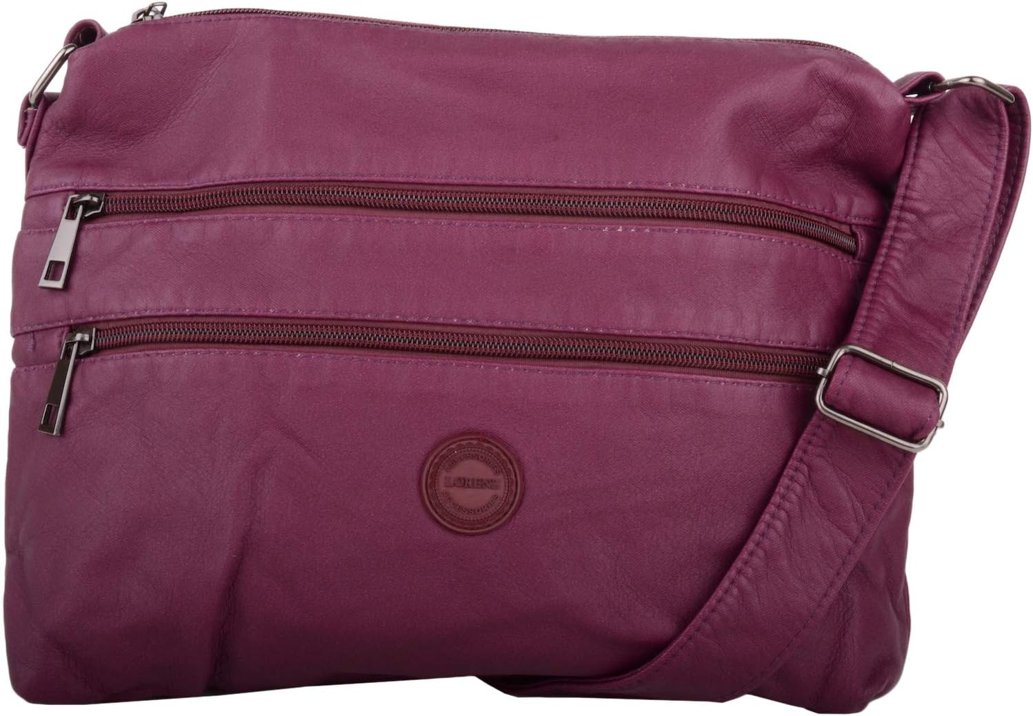 Valita Womens Super Soft Faux Leather Handy Cross Body/Across Body Shoulder Bag
