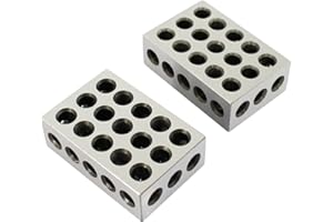 TEXALAN 23 Holes Ultra Precision 1-2-3" Blocks 2pcs/Pair