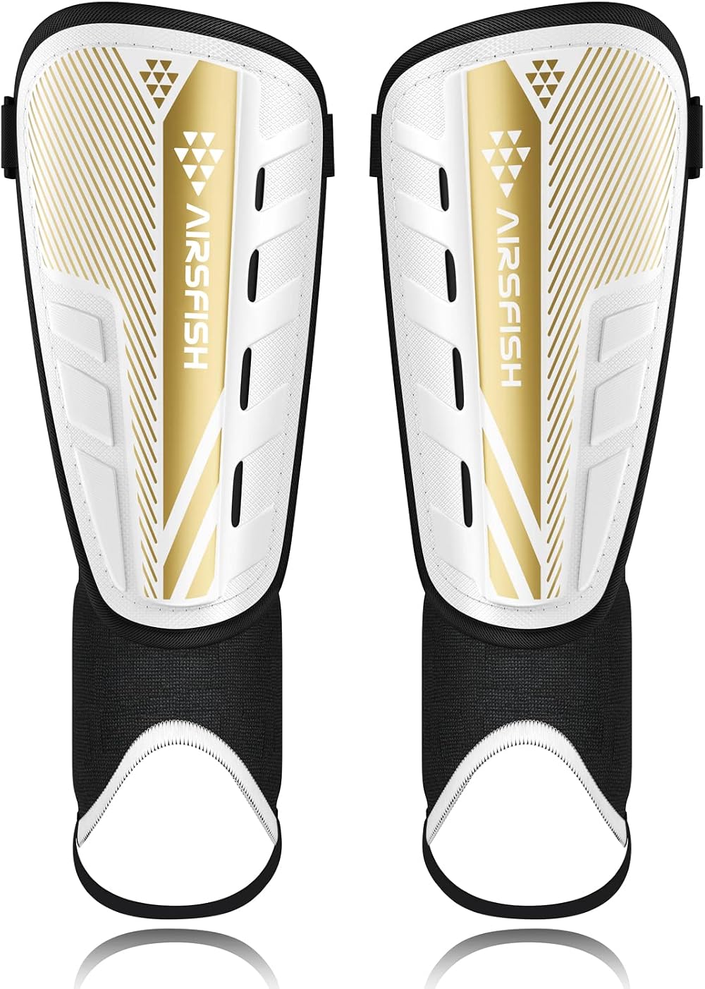 AirsFish CE Shin Pads Kids Football Shin Guards with Ankle Protection