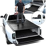 Amazon Com Lund Hard Tri Fold Hard Folding Truck Bed Tonneau Cover 969453 Fits 2005 2021 Nissan Frontier With Factory Side Bed Rail Caps Only 6 1 Bed 73 3 Automotive