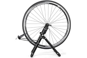 Cross Land Wheel Holder Bicycle Wheel Maintenance Wheel Truing Stand, Bike/Bicycle Tire Truing Stand, Foldable Home Mechanic Truing Stand Suitable for 16" - 29" 700C Wheels, Professional Bicycle Rim.