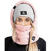 Senllen Balaclava Cold Weather Fleece Windproof Ski Mask Winter Breathable Thermal Face Mask Neck Warmer Scarf Helmet Hood