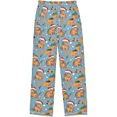 ALAZA Red Eye Wolf Pajama Lounge Pants Long Sleep Pajama Bottoms with Pockets