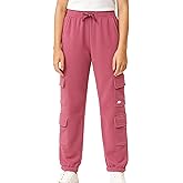 AEROPOSTALE Girls Cargo Joggers - Casual Everyday Sweatpants and Warm Fleece Cargo Pants for Girls with Pockets (7-16)