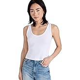 AMO Women's Crop Rib Tank
