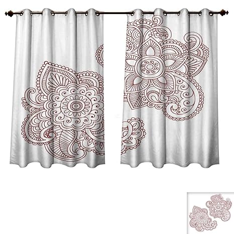 Amazon Com Rupperttextile Henna Blackout Curtains Panels For