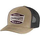 Carhartt Men's Canvas Mesh-Back Patch Cap