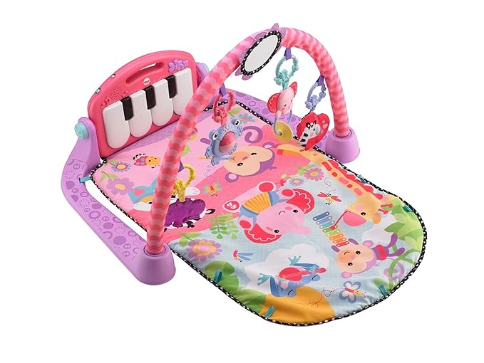 pink baby play gym