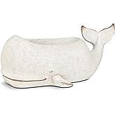Abbott Collection Large Grey Whale Planter (15" Long)