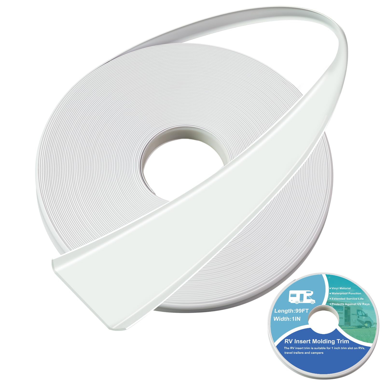 Mua RV Insert Molding Trim, 1 Inch RV Trim Molding Exterior,HeavyDuty