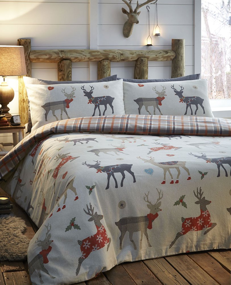 Christmas Bedding Warm \u0026 Cosy Brushed 