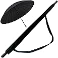 Golf Umbrella - 24 Ribs Sturdy Windproof Umbrella, Durability Tested 10,000 Times, High Grade and Easy Carrying for Travel - Rain & Sun Umbrella