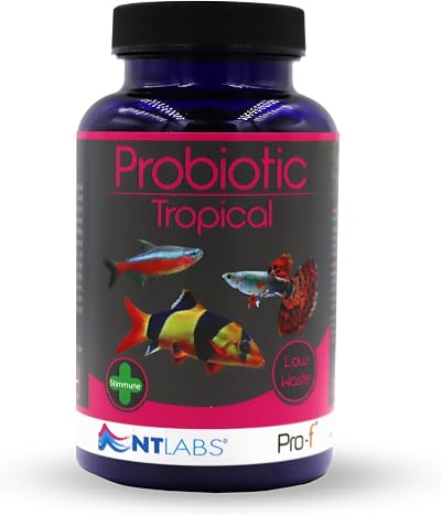 NT Labs Pro-f Probiotic Tropical Fish Food 120g Granules