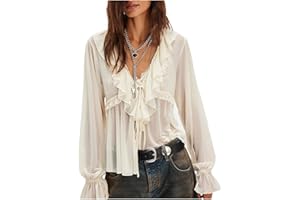 MIQIL Women Sheer Loose Top Y2k V Neck Solid Color Poncho Tops Fairy Grunge Bat Sleeve Mesh Oversized Poncho Blouses