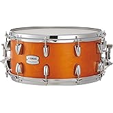 The Yamaha Tour Custom 14" x 6.5" Snare Drum with 6-ply 100% Maple Shell in Carmel Satin, All-Purpose Snare For the Serious and Working Drummer