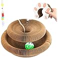 Goosheep Cat Accordion Magic Organ Cat Scratching Board Cat Toy Kitty Kurlz Cat Toy Ball Scratch Pad Cat Scratcher 1 Pack