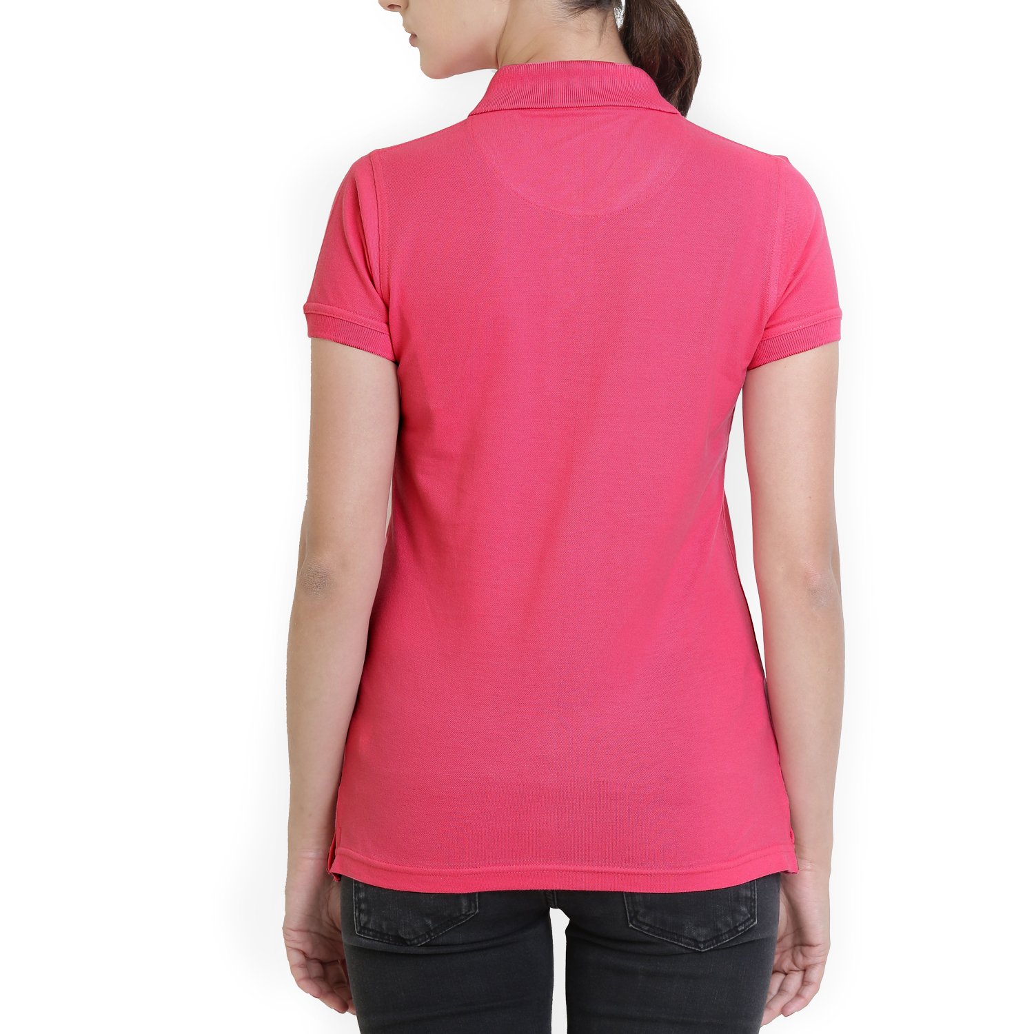 polo nation women solid cotton polo t-shirt pack of 3