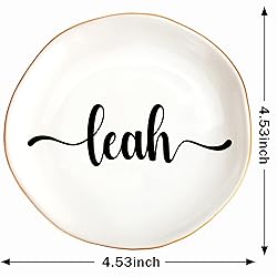 Leah Jewelry Holder Gifts for Women, Personalized