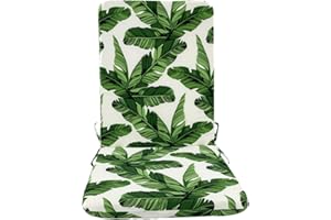 Outdoor Chair Cushions, Lawn Chair Cushions, High Back Outdoor Chair Cushion, 45x45cm Patio Dining Chair Cushion with Waterpr