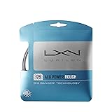 Luxilon ALU Power Rough 125 Tennis String - Set, Grey