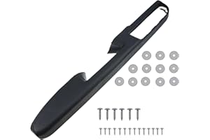 80994 Front Left Driver Side Armrest, Handle Repair with Door, Release Handle Above Armrest 27 Inch Fit for 2010-2014 Sierra 