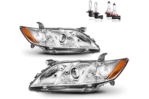 KarSpareHub Headlights Assembly for 2007-2009 Toyota Camry, Headlights Assemblies for 2007 2008 2009 Toyota Camry US Version Driver & Passenger Side