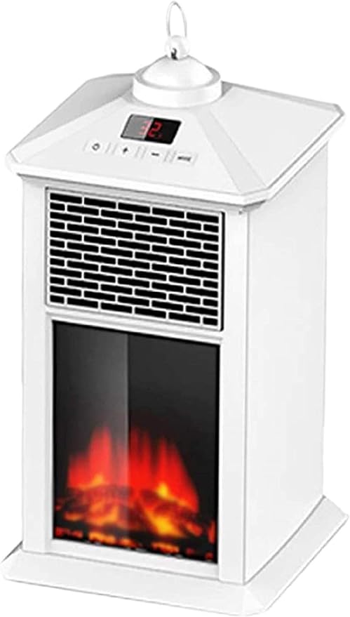 🥇 Opiniones de WSNFQ Calentador eléctrico, Calentador de Llama LED con