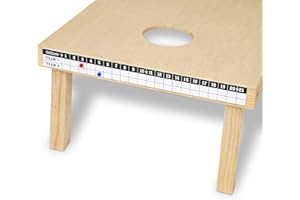 GoSports Premium Cornhole Scoreboard with Magnetic Scorekeepers - Mounts to Any Cornhole Board